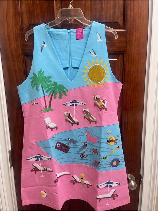 QUEEN OF SPARKLES Dresses & Skirts - Queen of Sparkles Pool scene dress